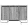 Szürke sonoma szerelt fa fürdőszobai mosdószekrény 91x35x60 cm