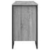 Szürke sonoma szerelt fa fürdőszobai mosdószekrény 91x35x60 cm