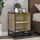 Éjjeliszekrények 2 db Sonoma tölgy 40x31x50 cm Gépi fa és fém