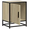 Éjjeliszekrények 2 db Sonoma tölgy 40x31x50 cm Gépi fa és fém