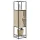 Highboard sonoma tölgy 35,5x35x139 cm gépelt fa és fém