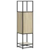 Highboard sonoma tölgy 35,5x35x139 cm gépelt fa és fém