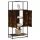 Highboard sonoma tölgy 68x35x139 cm gépelt fa és fém