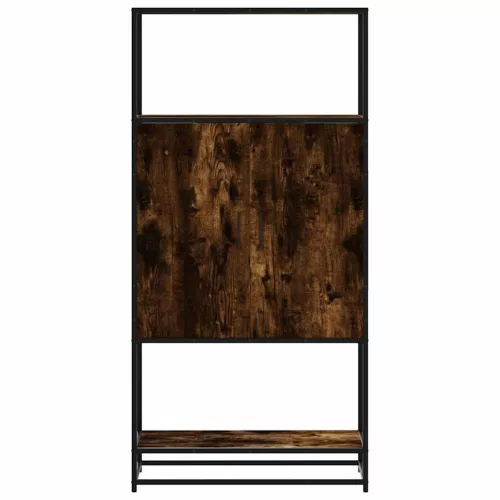 Highboard sonoma tölgy 68x35x139 cm gépelt fa és fém