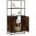 Highboard sonoma tölgy 68x35x139 cm gépelt fa és fém