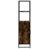Highboard sonoma tölgy 68x35x139 cm gépelt fa és fém
