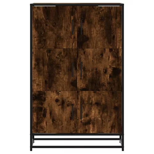 Highboard sonoma tölgy 68x35x106,5 cm gépelt fa és fém