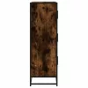 Highboard sonoma tölgy 68x35x106,5 cm gépelt fa és fém