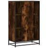 Highboard sonoma tölgy 68x35x106,5 cm gépelt fa és fém