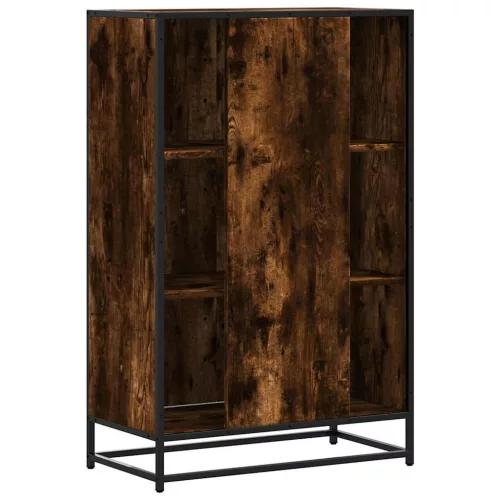 Highboard sonoma tölgy 68x35x106,5 cm gépelt fa és fém