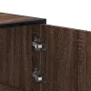 Magastábla barna tölgy 68x35x106,5 cm műanyag fa és fém