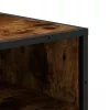 Füstös tölgy színű szerelt fa cipőtartó 48x38x97,5 cm