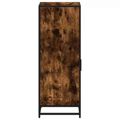 Füstös tölgy színű szerelt fa fürdőszobaszekrény 35x37,5x100 cm