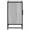 Szürke sonoma szerelt fa fürdőszobai mosdószekrény 90x33x60 cm