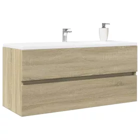   Sonoma tölgy szerelt fa fürdőszobai mosdószekrény 100x38,5x45cm