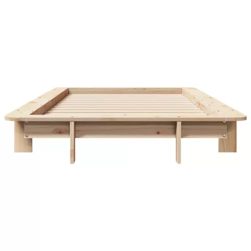 Tömör fenyőfa ágy matrac nélkül 75 x 190 cm
