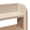 Tömör fenyőfa fejtámla polcokkal 180 cm