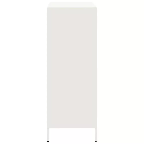 Fehér acél magasszekrény 68 x 39 x 101,5 cm