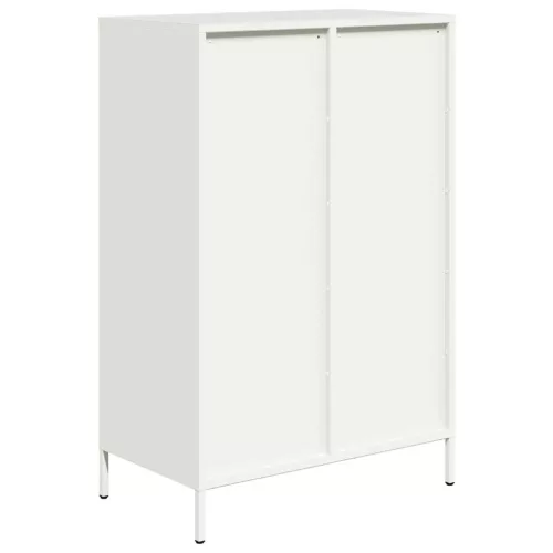 Fehér acél magasszekrény 68 x 39 x 101,5 cm