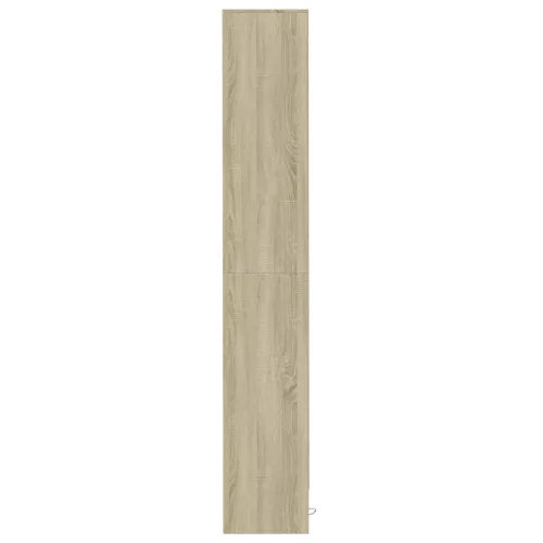 Sonoma tölgy szerelt fa tálalószekrény LED-del 36x32,5x200 cm
