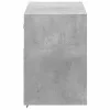 Betonszürke falra szerelhető TV-szekrény LED-del 100x31x45 cm