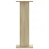 2 db sonoma tölgy színű szerelt fa hangszóróállvány 30x30x80 cm