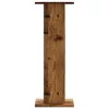 2 db antik fa színű szerelt fa hangszóróállvány 30 x 30 x 80 cm