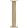 2 db sonoma tölgy színű szerelt fa hangszóróállvány 30x30x95 cm