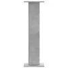 2 db betonszürke szerelt fa hangszóróállvány 30 x 30 x 95 cm
