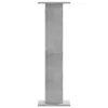 2 db betonszürke szerelt fa hangszóróállvány 30 x 30 x 95 cm
