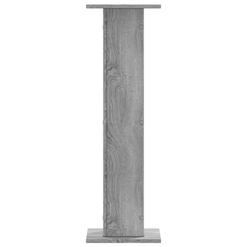 2 db szürke sonoma szerelt fa hangszóróállvány 30 x 30 x 95 cm