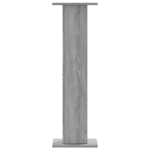 2 db szürke sonoma szerelt fa hangszóróállvány 30 x 30 x 95 cm
