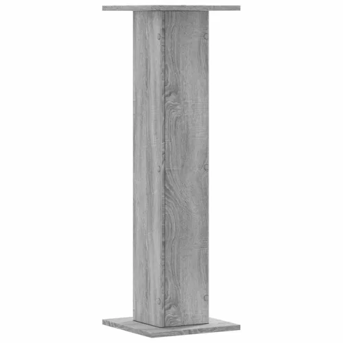 2 db szürke sonoma szerelt fa hangszóróállvány 30 x 30 x 95 cm