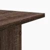 2 db barna tölgy színű szerelt fa hangszóróállvány 30x30x95 cm