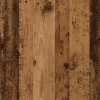 Antik fa színű szerelt fa fiókos sarokszekrény 80 x 41 x 58 cm