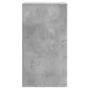 Betonszürke szerelt fa fiókos sarokszekrény 40 x 41 x 76 cm