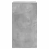 Betonszürke szerelt fa fiókos sarokszekrény 60 x 41 x 76 cm