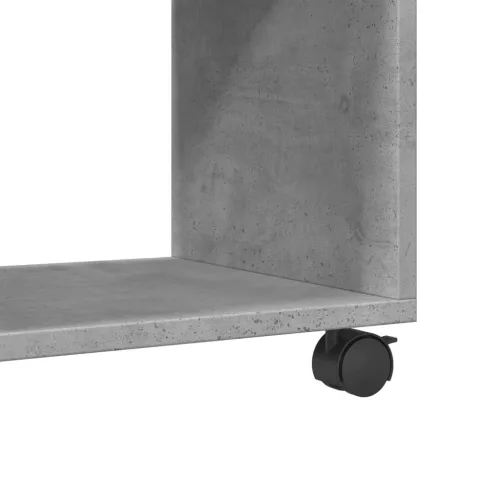 Betonszürke szerelt fa görgős szekrény 72 x 33 x 42,5 cm