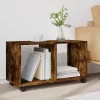 Füstös tölgy színű szerelt fa görgős szekrény 72 x 33 x 42,5 cm