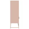 Highboard rózsaszín 68x39x123 cm Acél