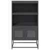 Highboard antracit 68x39x123 cm Acél
