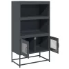 Highboard antracit 68x39x123 cm Acél
