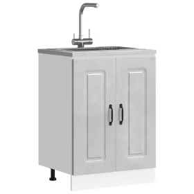 Mosogató aljzat szekrény Kalmar betonszürke 60x46x81,5 cm
