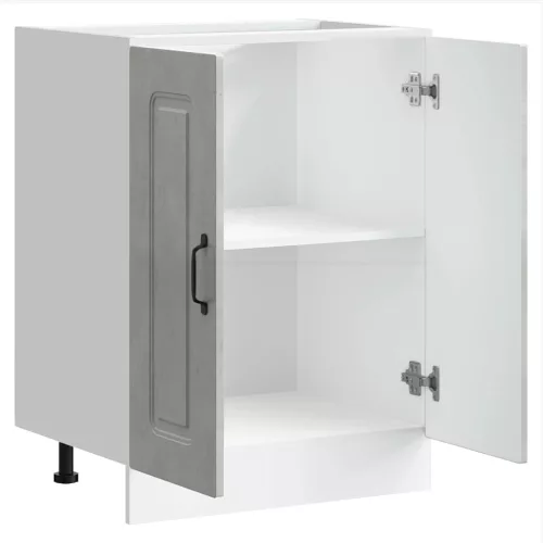Mosogató aljzat szekrény Kalmar betonszürke 60x46x81,5 cm