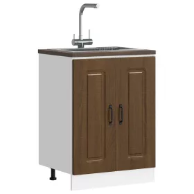 Mosogató sljzat szekrény Kalmar barna tölgy 60x46x81,5 cm