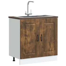   Mosogató sljzat szekrény Kalmar füstölt tölgy 80x46x81,5 cm