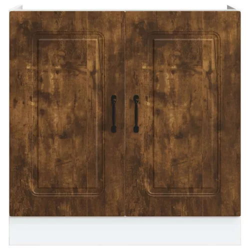 Mosogató sljzat szekrény Kalmar füstölt tölgy 80x46x81,5 cm