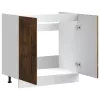 Mosogató sljzat szekrény Kalmar füstölt tölgy 80x46x81,5 cm