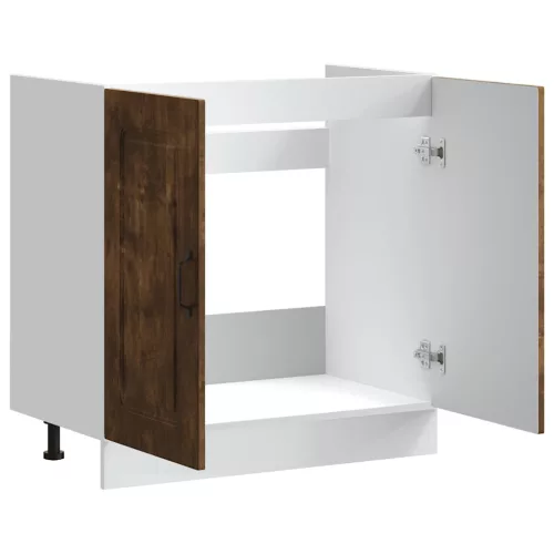 Mosogató sljzat szekrény Kalmar füstölt tölgy 80x46x81,5 cm