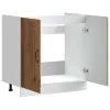 Mosogató aljzat szekrény Kalmar régi fa 80x46x81,5cm műanyag fa
